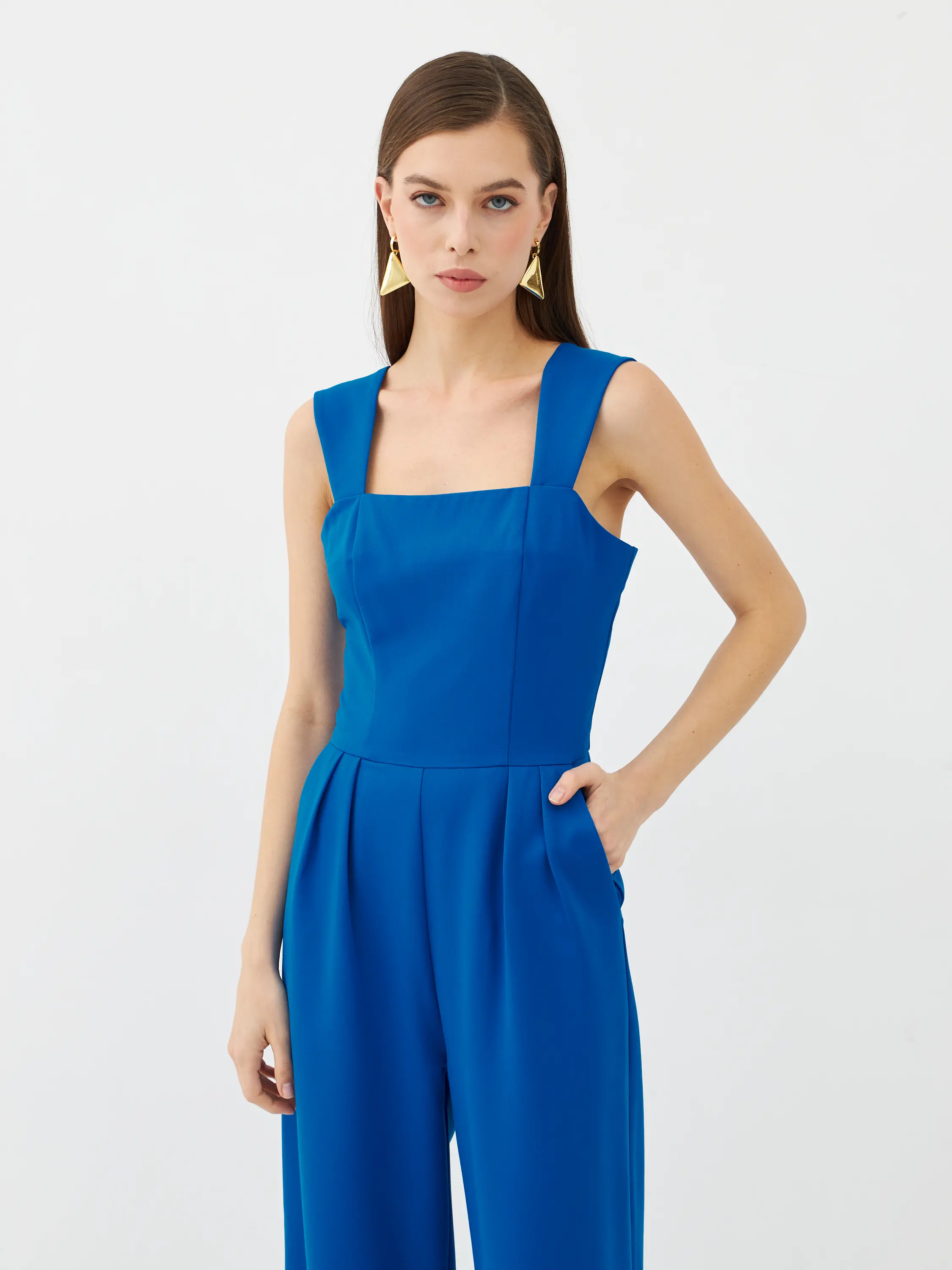 Комбинезон  на лямках  Electric Blue